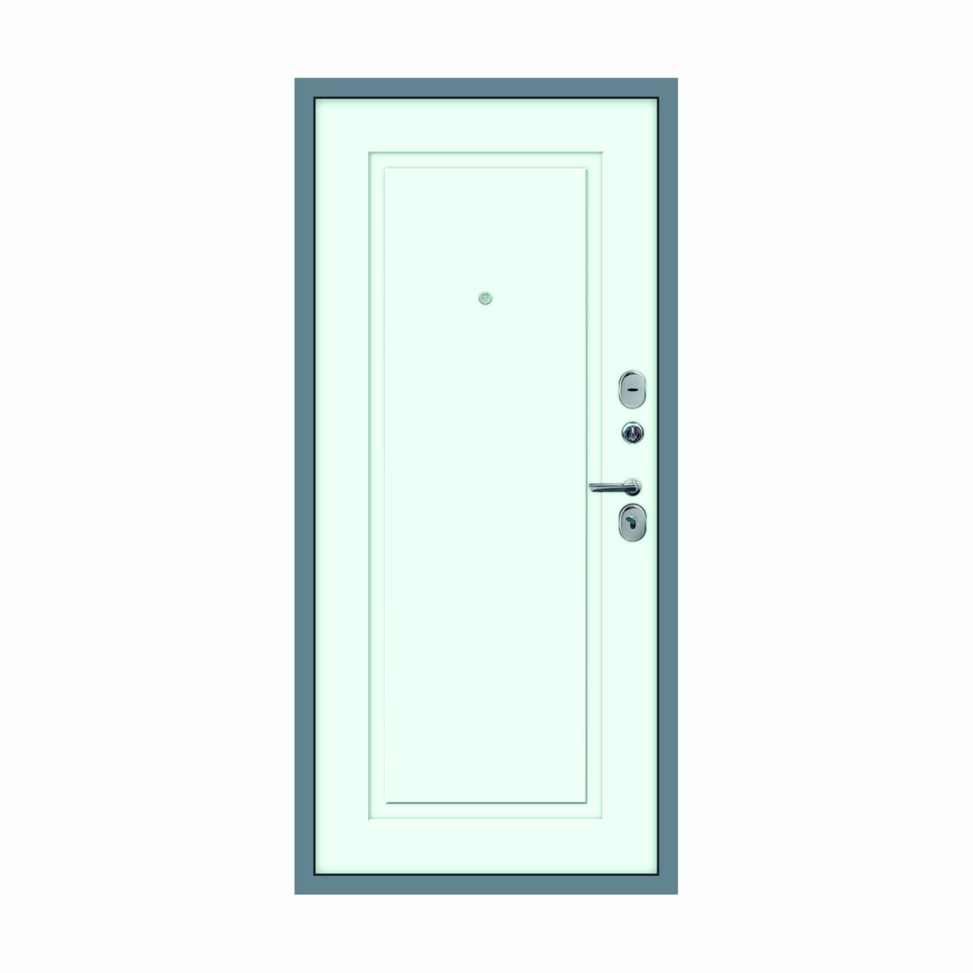 3К YoDoors-2 (Букле Графит, Velluto Bianco)